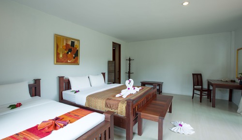 Villa Deluxe, 1 cama de matrimonio grande, no fumadores, vistas a la piscina