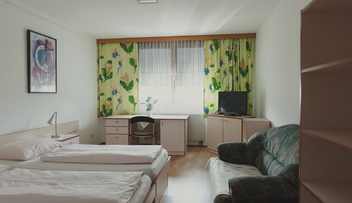 Habitación con 1 cama doble o 2 individuales