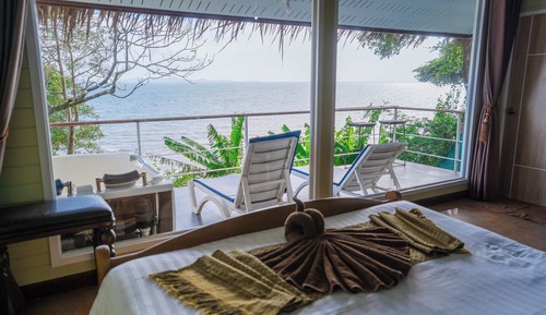 Villa Deluxe, frente a la playa