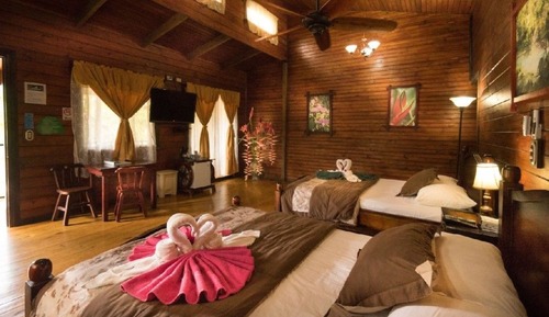 Cabaña Deluxe, 2 camas de matrimonio