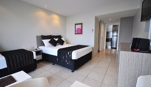 Habitación ejecutiva, 1 cama de matrimonio, no fumadores, cocina básica