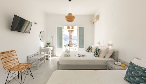 Habitación triple estándar, vistas al mar