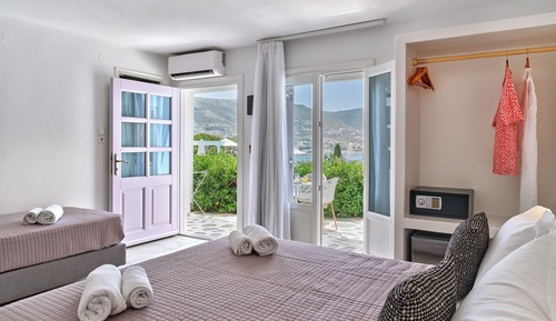 Habitación cuádruple estándar, vistas al mar