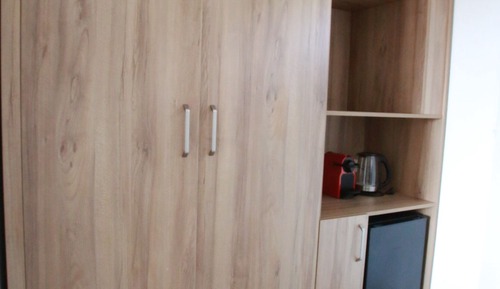 Estudio Deluxe, cocina básica, vistas al mar