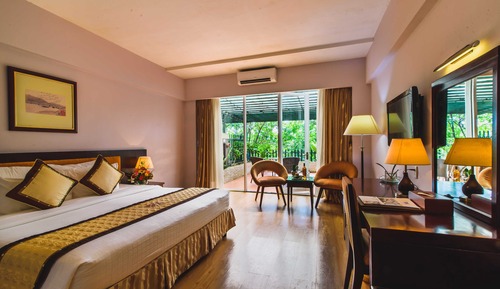 Habitación Deluxe doble, vistas al jardín