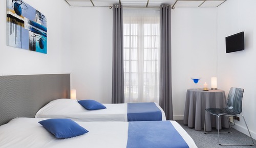 Habitación con 1 cama doble o 2 individuales