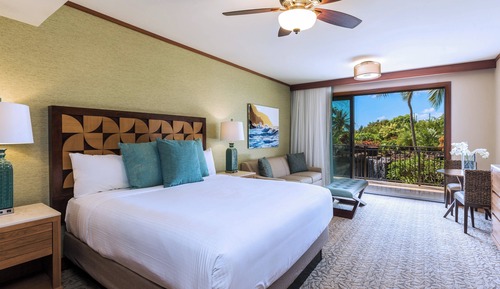 Estudio, 1 cama de matrimonio grande con sofá cama, cocina básica (Island View, lanai)