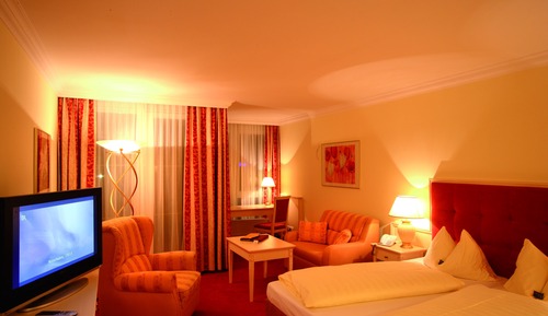 Habitación Deluxe doble, 1 cama doble, vistas al jardín