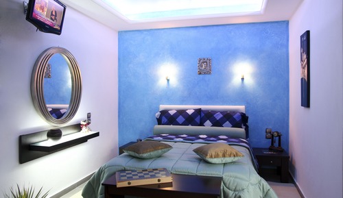 Estudio superior, 1 cama de matrimonio, vistas a la ciudad