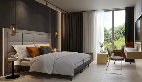 Habitación de diseño doble, 1 cama de matrimonio grande