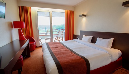Habitación, vistas al lago