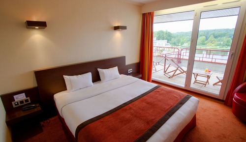 Habitación, vistas al parque