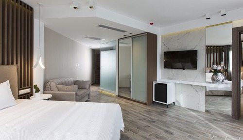 Habitación exclusiva, frente a la playa