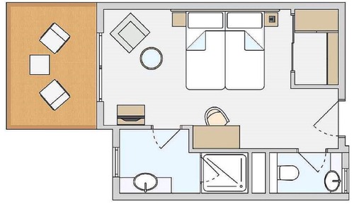 Habitación económica doble