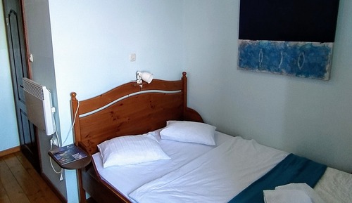 Habitación individual económica, 1 cama de matrimonio, vistas al mar (Small)