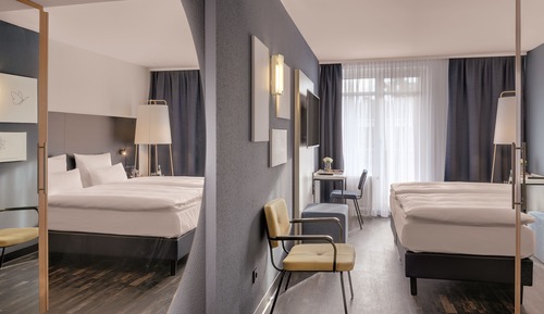 Habitación estándar con 1 cama doble o 2 individuales