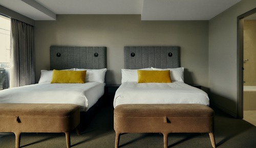 Estudio Deluxe, 2 camas de matrimonio