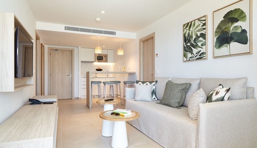 Suite, terraza, vistas al mar