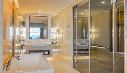 Estudio ejecutivo, 1 cama de matrimonio grande