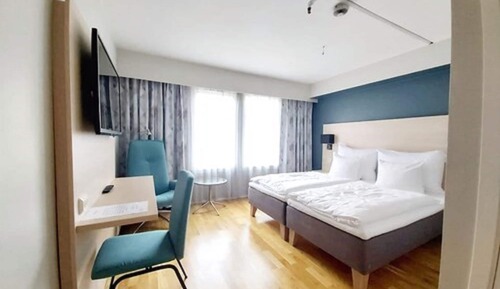 Habitación doble, vistas al río
