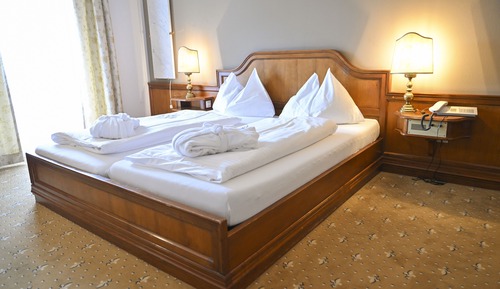 Habitación estándar doble, balcón, vistas al jardín