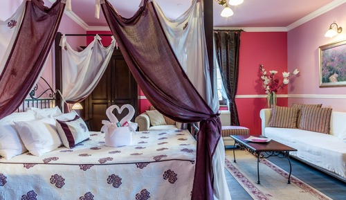 Habitación romántica con 1 cama doble o 2 individuales