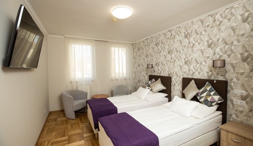 Habitación con 1 cama doble o 2 individuales