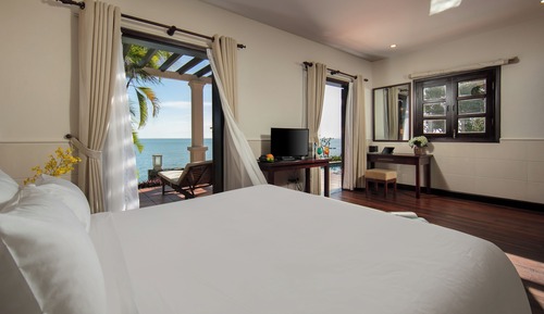 Villa Deluxe, 3 habitaciones, piscina privada, frente a la playa