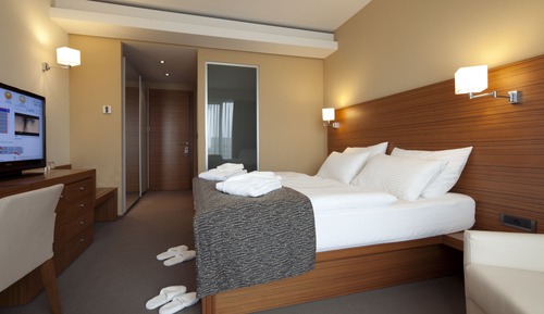 Habitación estándar con 1 cama doble o 2 individuales, junto a la montaña