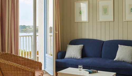Habitación superior, terraza, vistas al mar