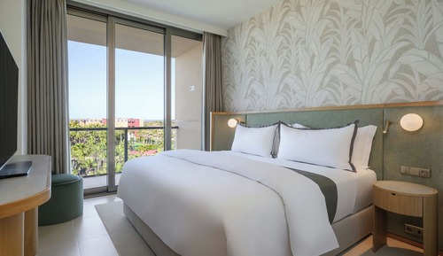 Suite junior, 1 cama de matrimonio grande con sofá cama, balcón, vistas al complejo turístico