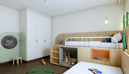 Kid Suite (3 Adults + 1 Child)