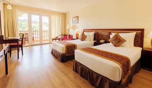 Habitación Deluxe con 2 camas individuales, vistas al mar