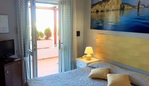 Habitación básica doble, vistas al mar