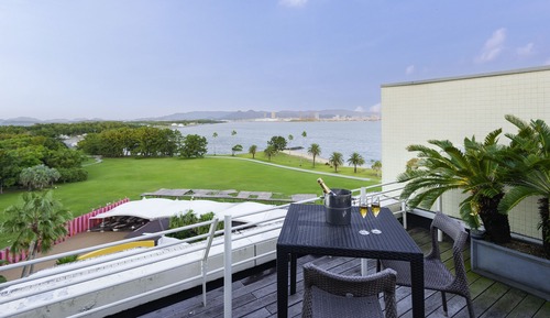 Habitación Grand con 2 camas individuales, no fumadores, balcón (5-6F 34m2)