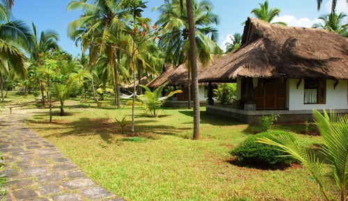 Casa de campo, vistas al jardín