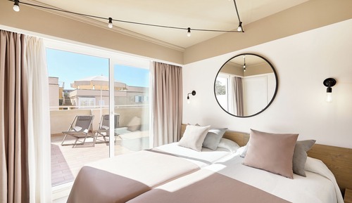 Habitación doble, terraza (Jacuzzi, Bed & Unlimited Brunch)