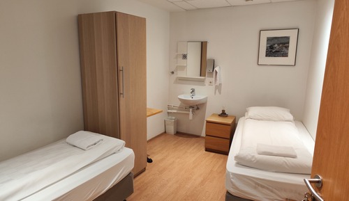 Economy Twin Room, No Window, Shared Bathroom