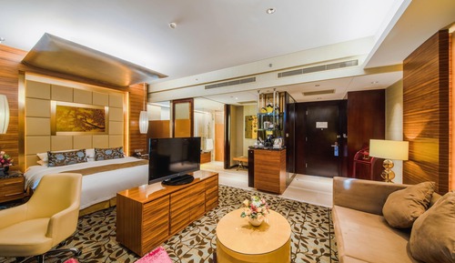 Suite económica, 1 cama de matrimonio grande, vistas a la ciudad