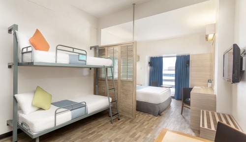 Suite familiar, varias camas, no fumadores