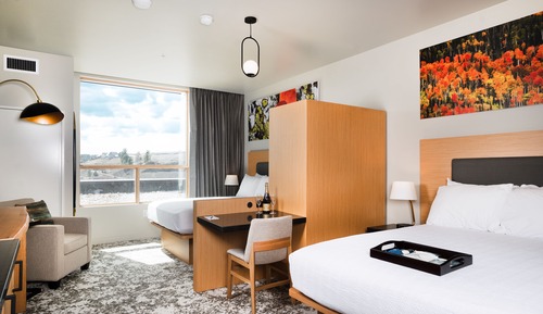 Habitación estándar, 2 camas de matrimonio, no fumadores, en edificio anexo