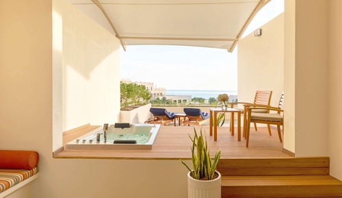 Habitación ejecutiva, 1 cama de matrimonio grande, balcón, vistas al mar