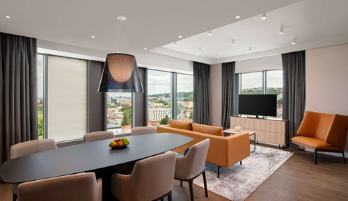 Suite presidencial, vistas al parque