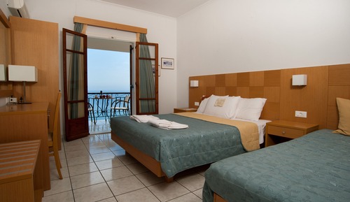 Habitación triple estándar, vistas al mar