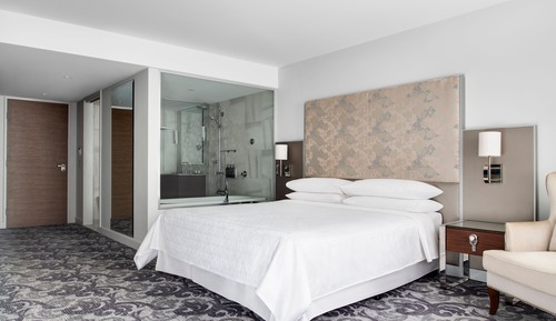 Habitación, 1 cama de matrimonio grande, no fumadores, vistas a la ciudad