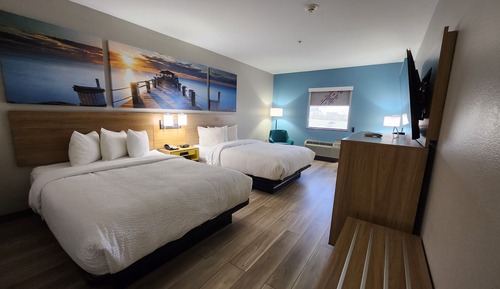 Habitación, 2 camas de matrimonio, accesible para personas con discapacidad