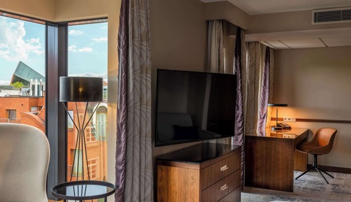 Habitación superior, 1 cama de matrimonio grande (Park/City View)