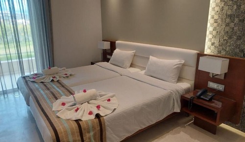 Habitación Deluxe con 1 cama doble o 2 individuales, vistas al jardín