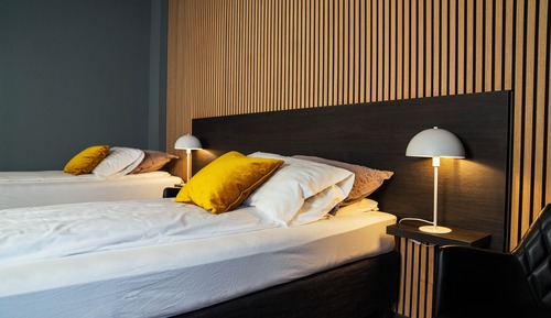 Habitación con 1 cama doble o 2 individuales