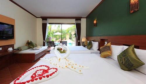 Habitación Deluxe, acceso a la piscina, en la zona del patio